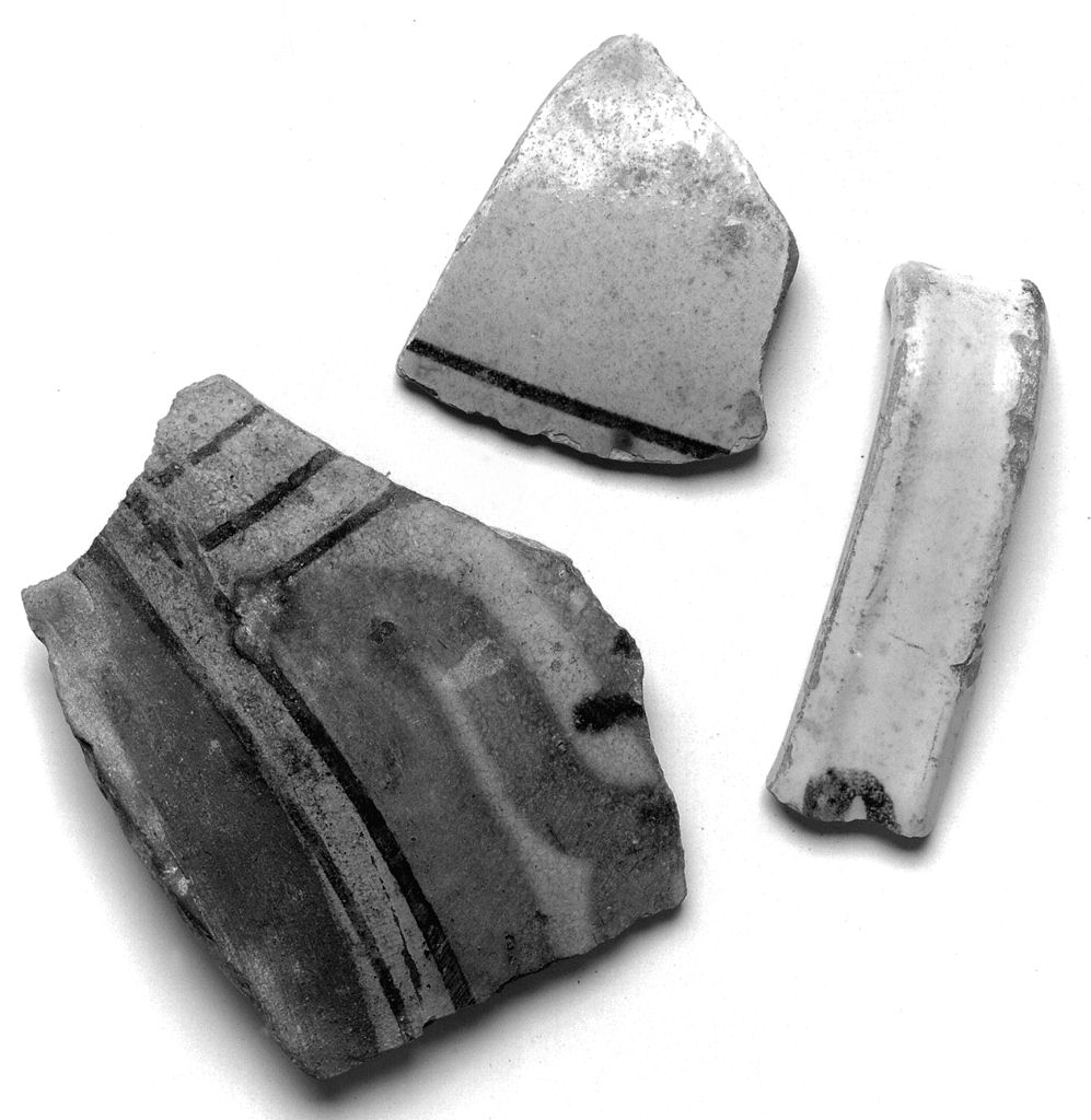 vaso, frammento - bottega italiana (sec. XV)