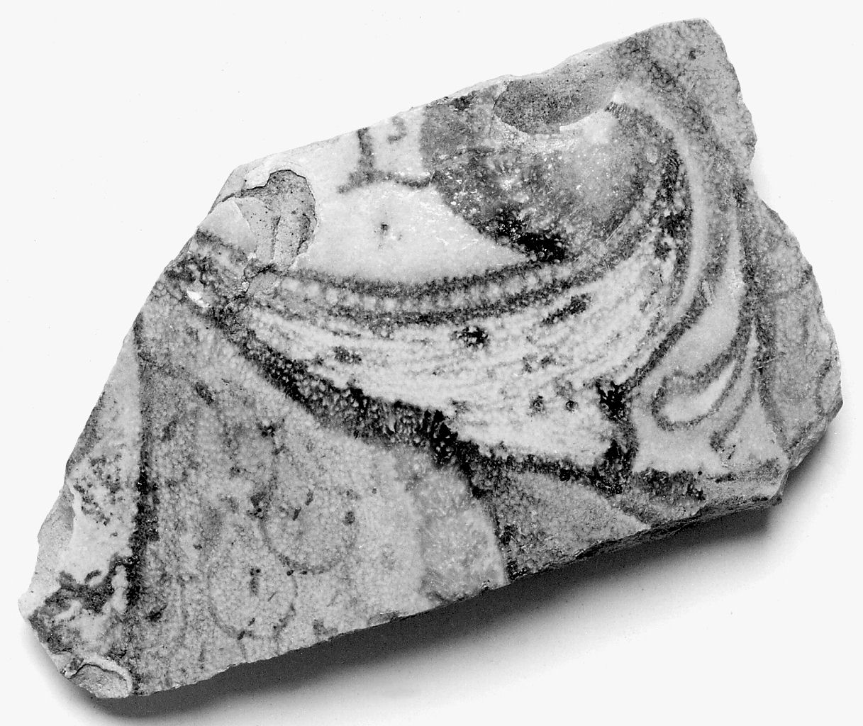 piatto, frammento - manifattura italiana (sec. XV)