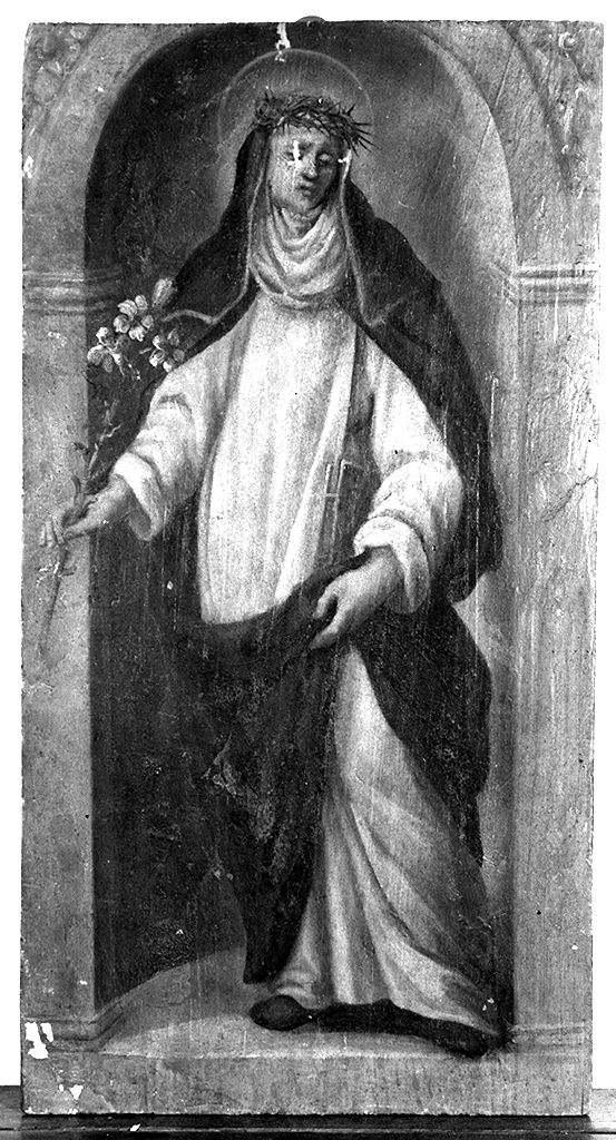 Santa Caterina da Siena (sportello) di Buti Lodovico - ambito toscano (seconda metà sec. XVI)