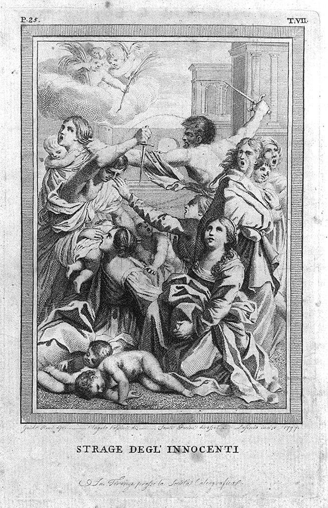 strage degli innocenti (stampa) di Lasinio Carlo, Volpini Angelo, Reni Guido (sec. XVIII)