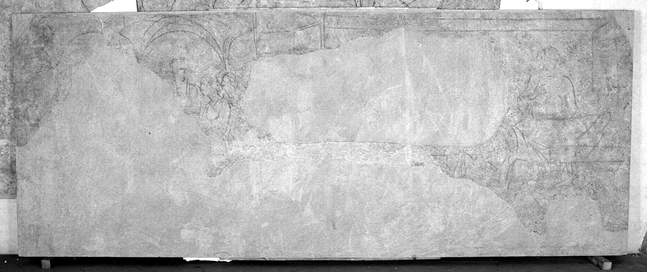 sinopia, frammento - ambito fiorentino (sec. XV)