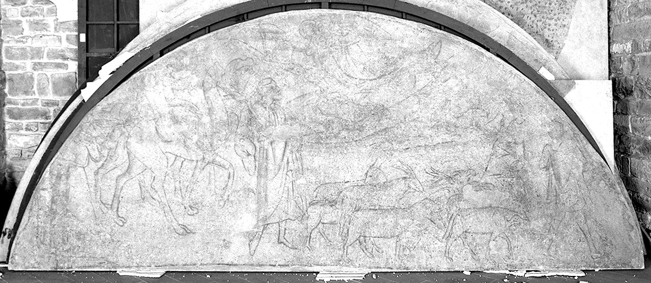 storia di Giacobbe (sinopia) - ambito fiorentino (sec. XV)