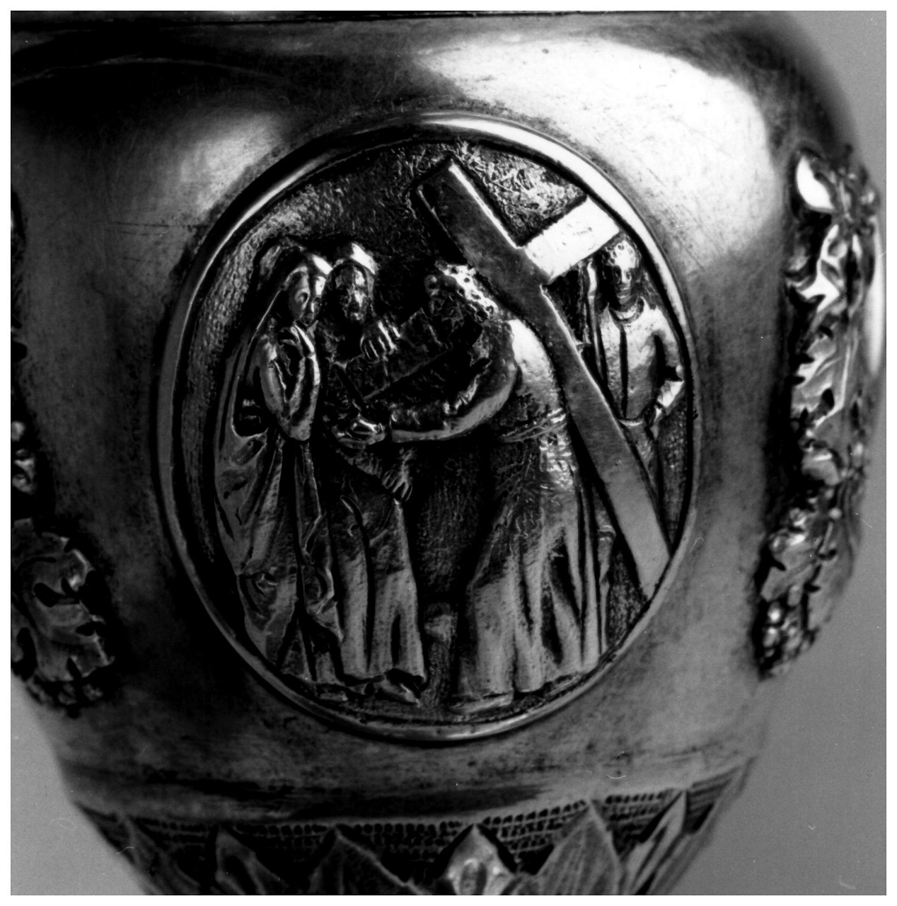 Cristo consola le pie donne (placchetta, elemento d'insieme) di Guadagni Gaetano (bottega) (XIX)