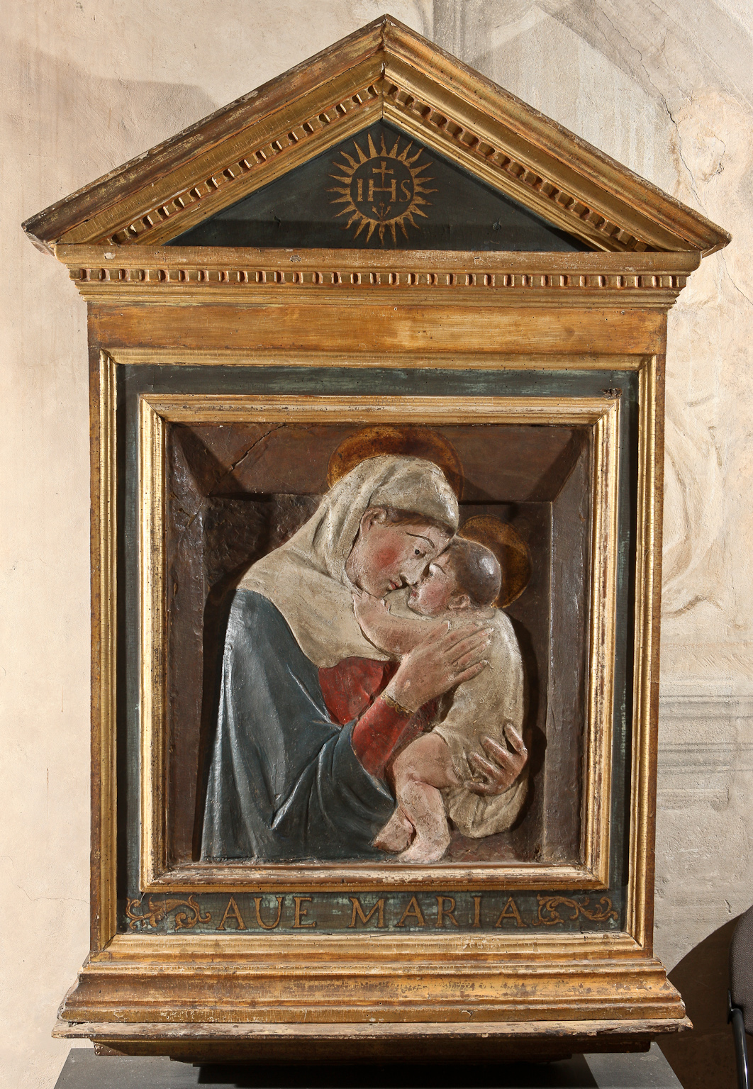 Madonna con Bambino (rilievo, opera isolata) di Bardi Donato detto Donatello (bottega) (XV)