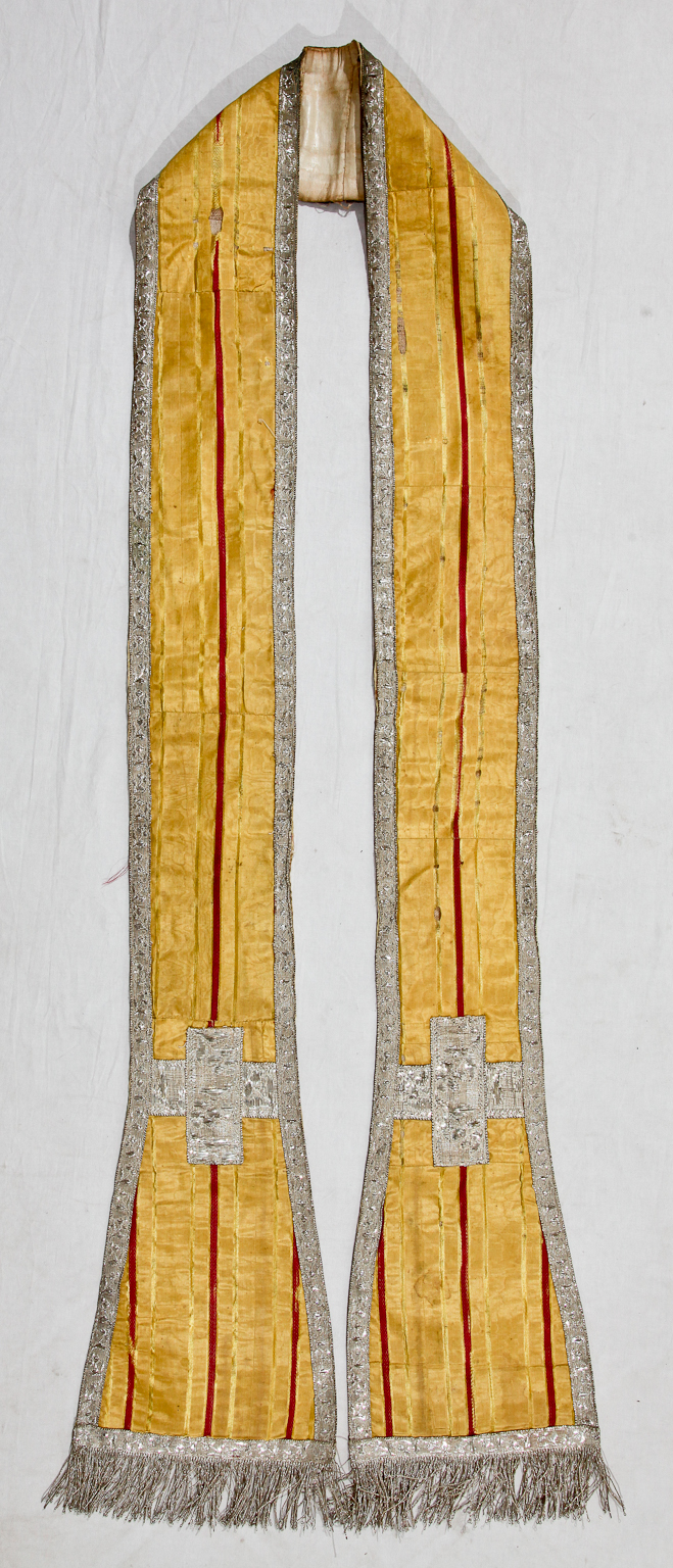 stola, elemento d'insieme - manifattura fiorentina (prima metà XIX)