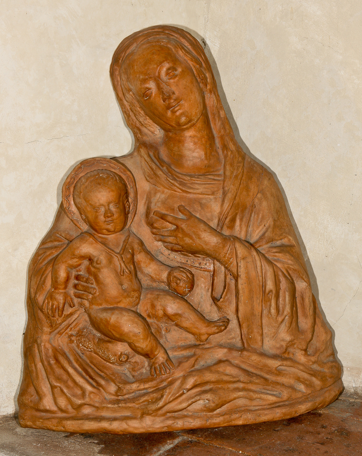 Madonna con Bambino (rilievo) di Gregorio di Lorenzo (XV)