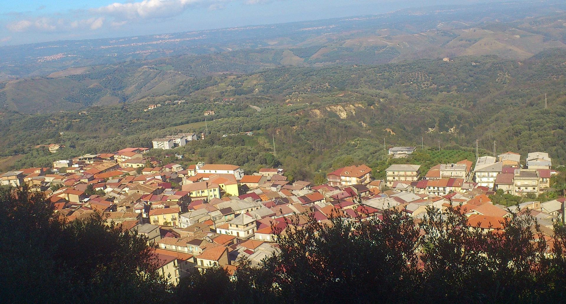 centro storico, collinare, agricolo, San Pietro di Caridà (XVIII)