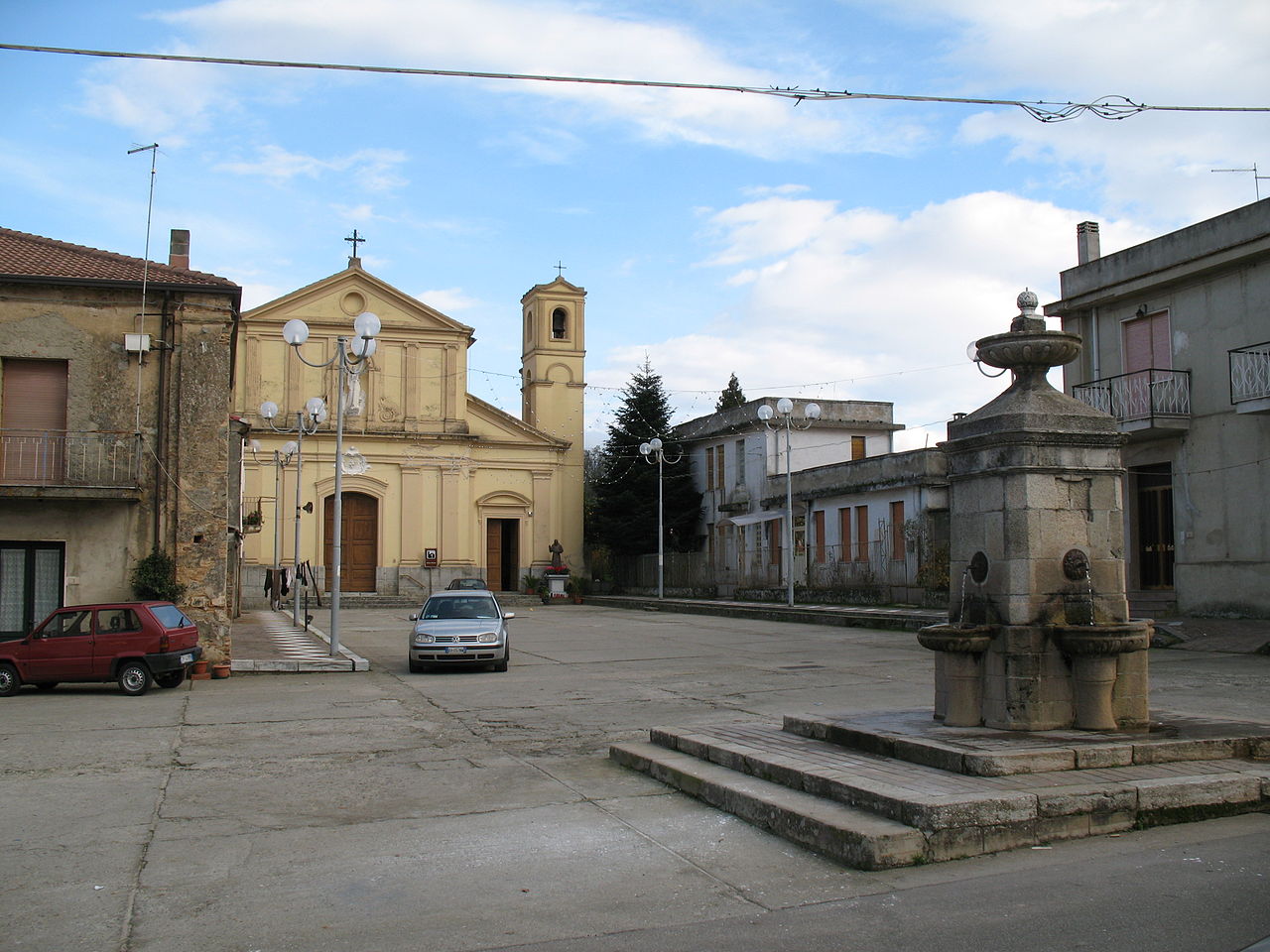 centro storico, di pianura, a scacchiera, Terranova Sappo Minulio (XVIII)