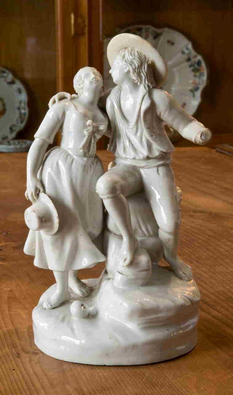 Amore agreste, due giovani e un'oca (gruppo scultoreo) di Manifattura Antonibon (XVIII-XIX)