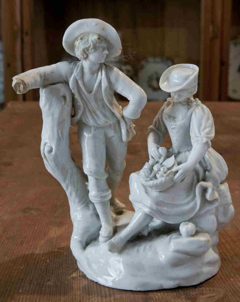 coppia di giovani (gruppo scultoreo) di Manifattura Antonibon (XVIII-XIX)