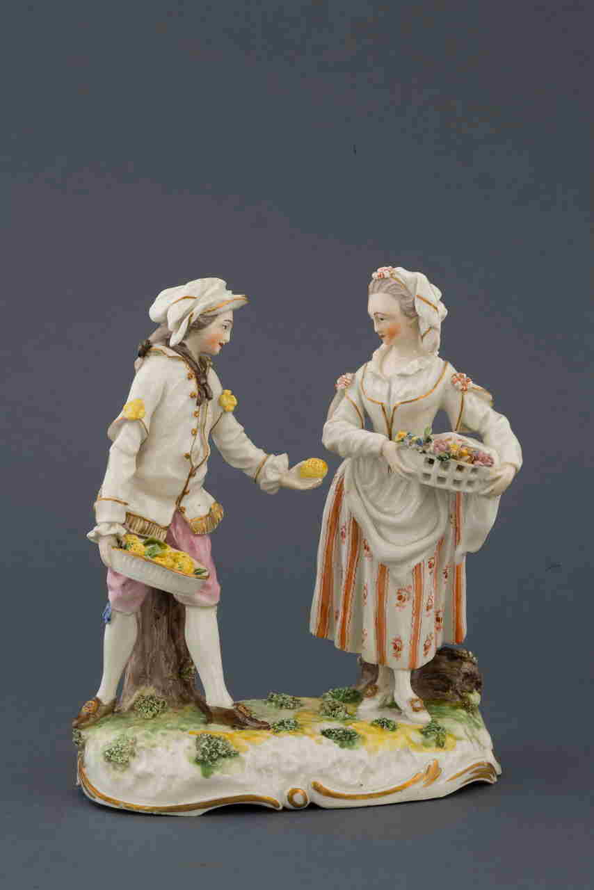 La Primavera, allegoria della primavera (gruppo scultoreo) di Manifattura di Frankenthal (XVIII)