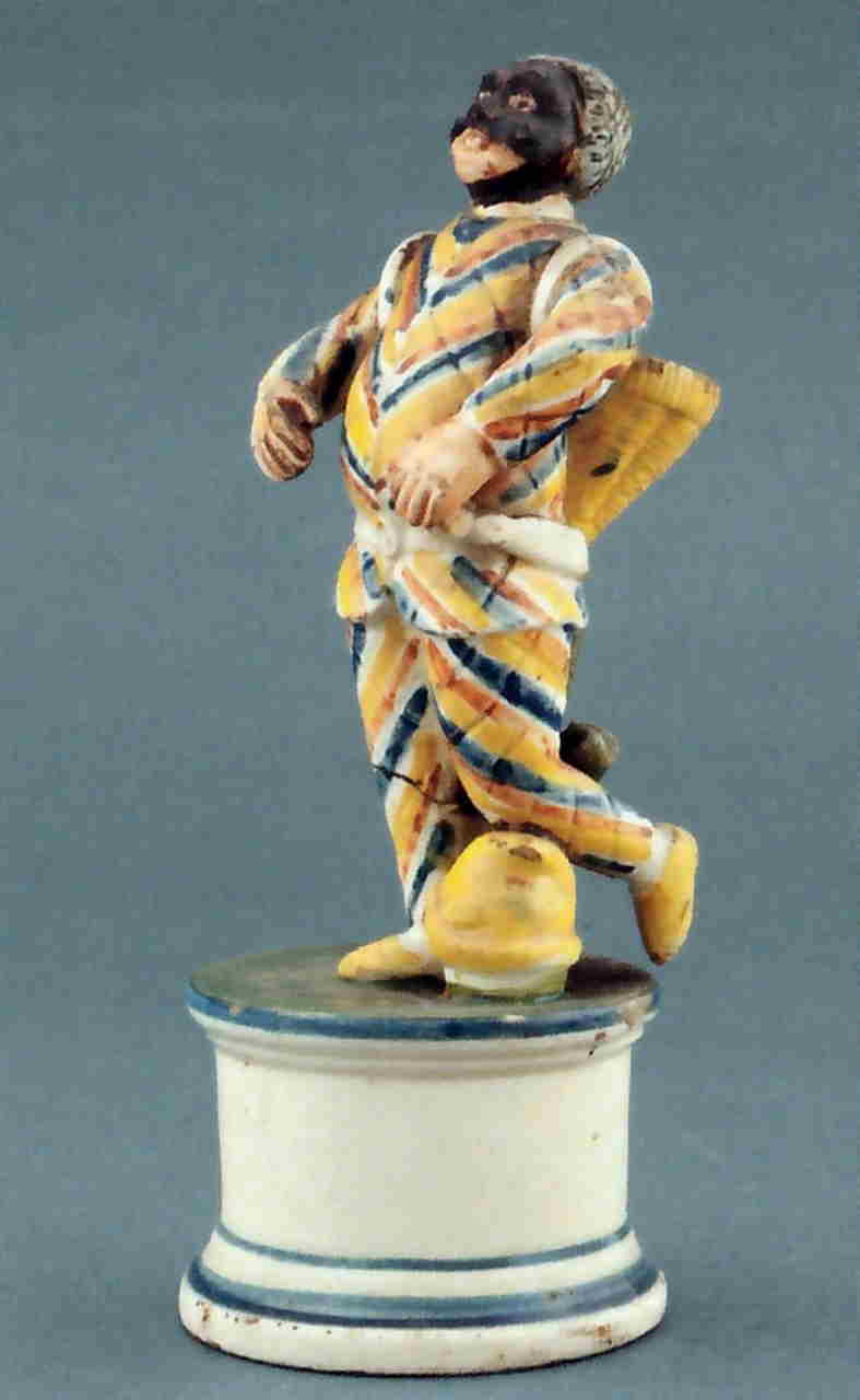 Arlecchino, Arlecchino (portastecchini) di Manifattura Franchini (fine/ inizio XVIII-XIX)