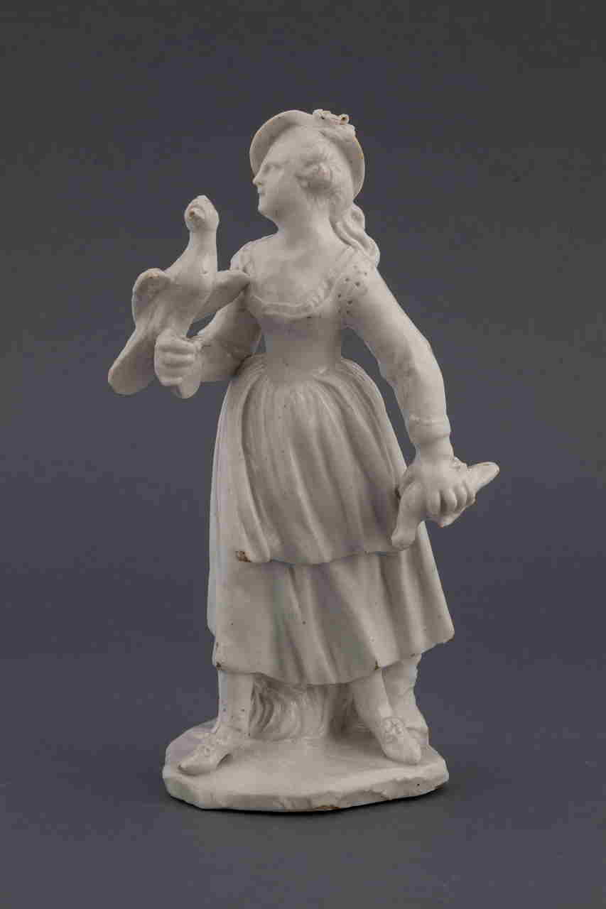 fanciulla con falcone (statuetta) di Manifattura Cozzi (XVIII-XIX)