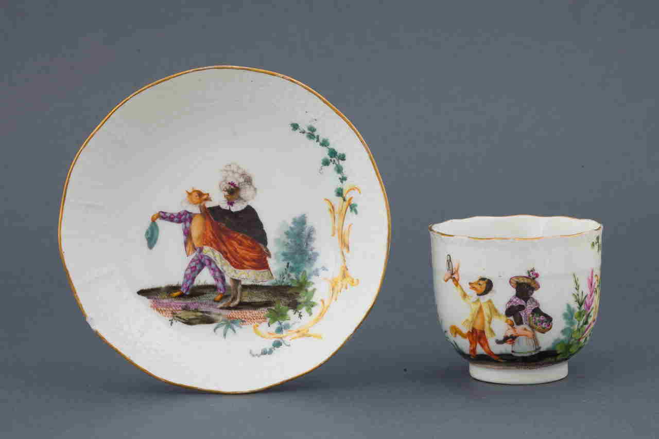 animali fantastici (tazza, serie) di Manifattura di Meissen (XVIII)