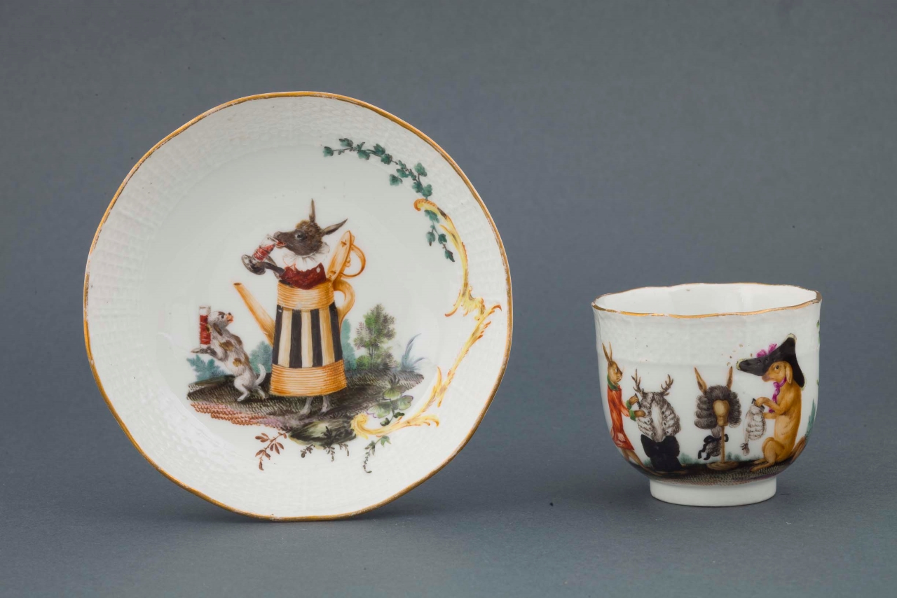 animali fantastici (tazza, serie) di Manifattura di Meissen (XVIII)