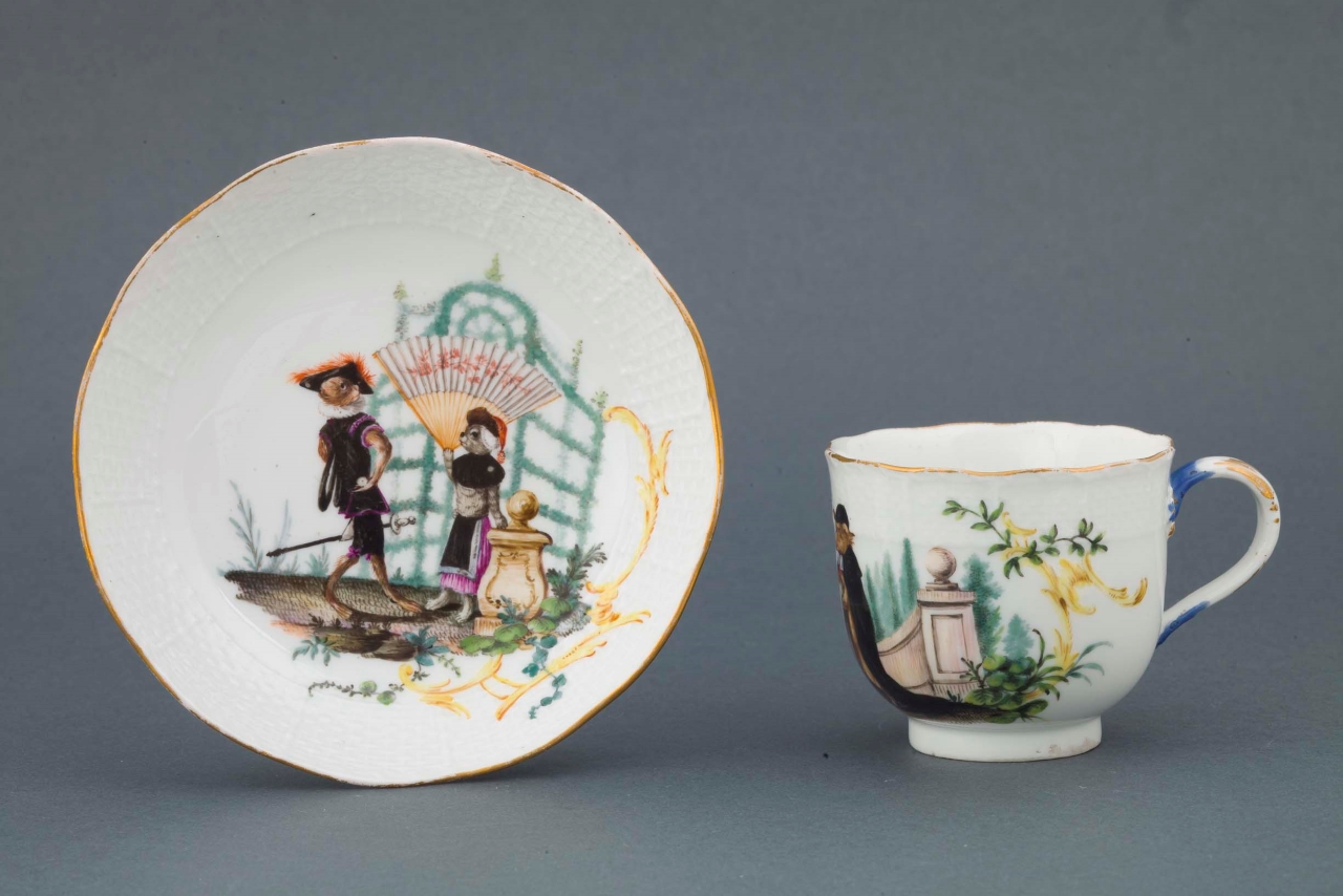 animali fantastici (tazza, serie) di Manifattura di Meissen (XVIII)