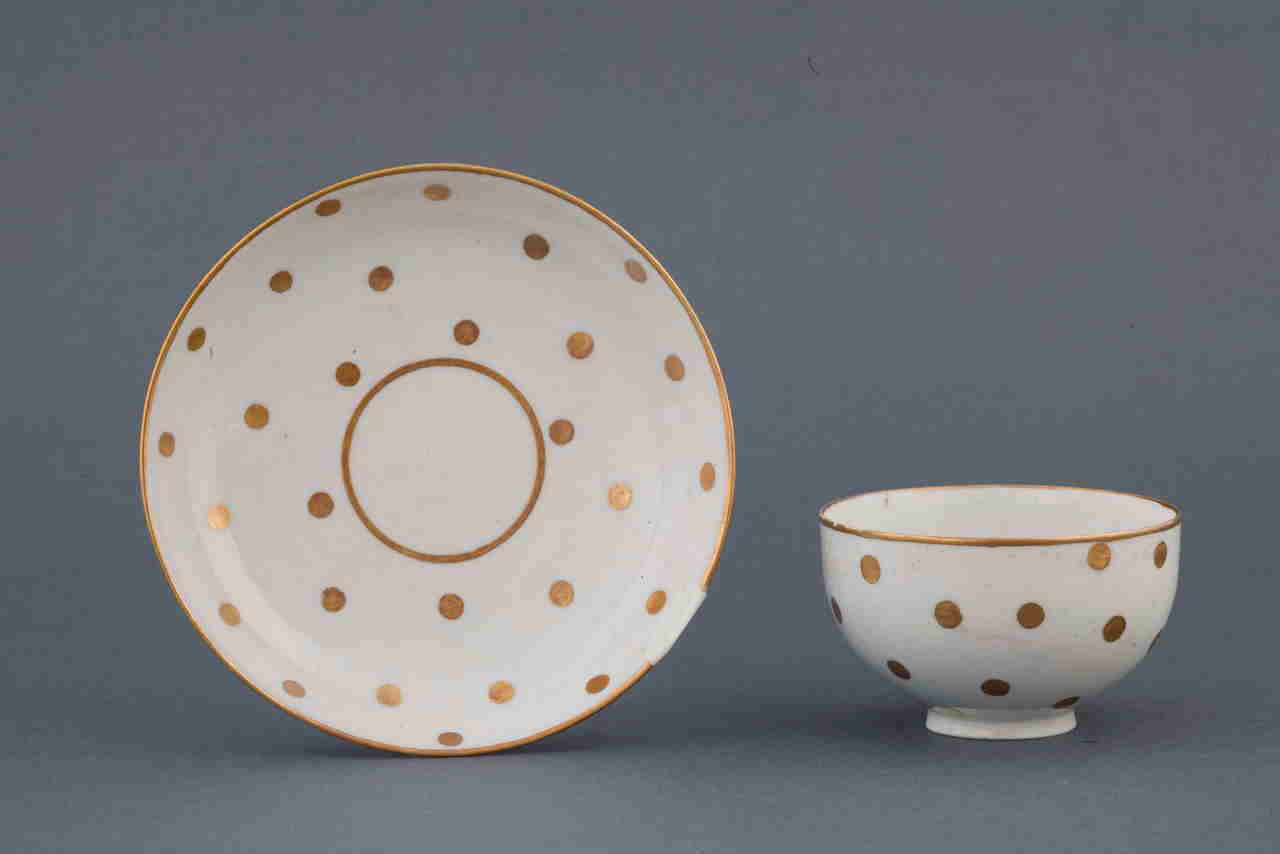 motivi decorativi geometrici (chicchera, serie) di Manifattura Cozzi (seconda metà XVIII)