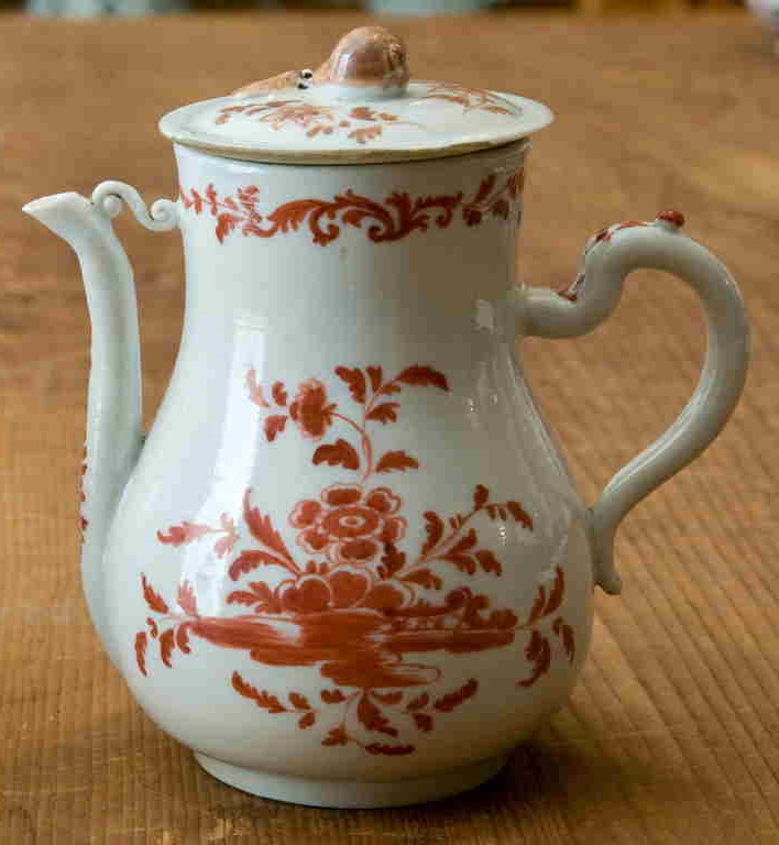 motivi decorativi vegetali (caffettiera) di Manifattura Hewelke (XVIII)