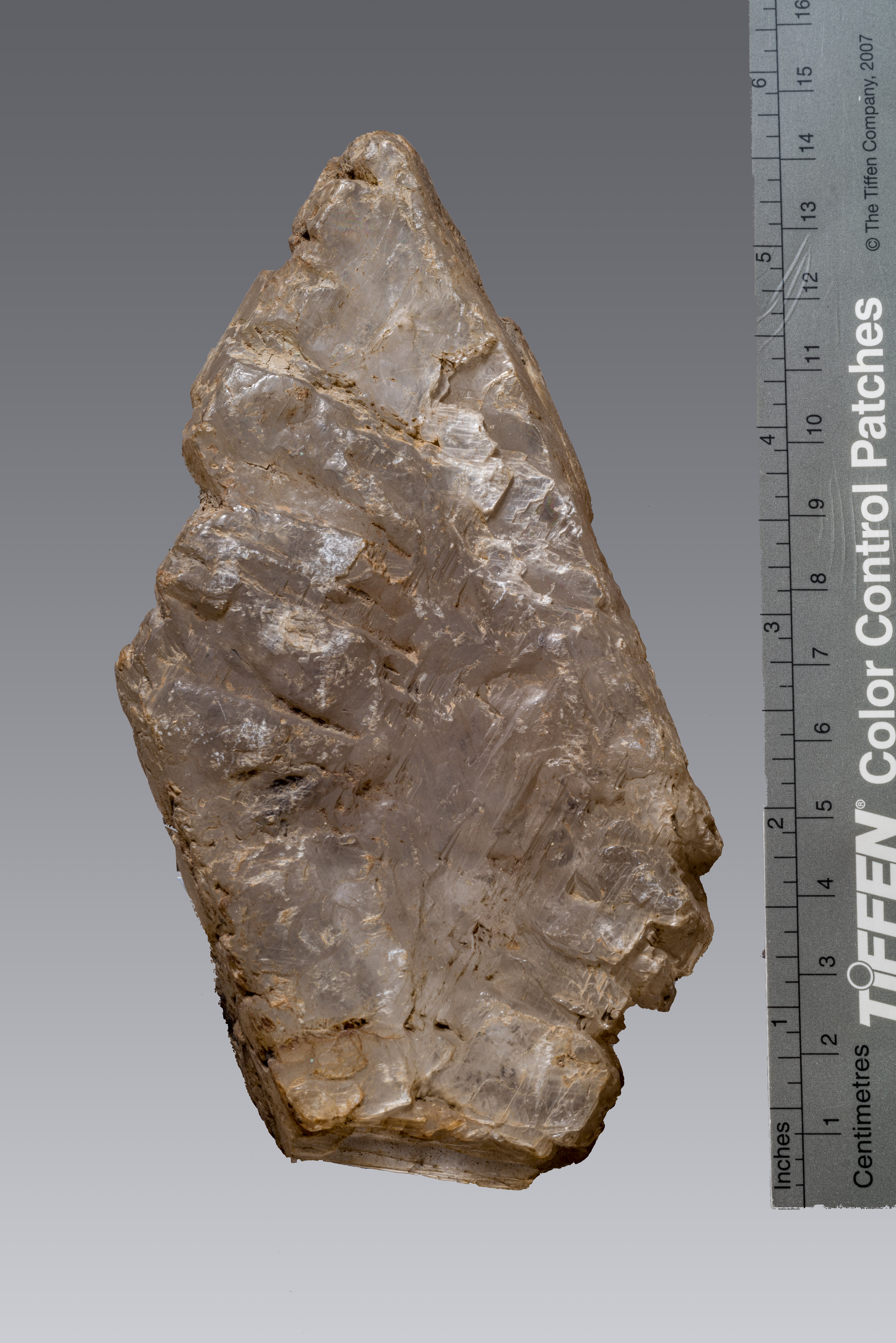 cristallo tetragonale di gesso selenitico (esemplare)