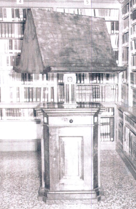 leggio - a fusto di Ignoto (bottega) - ambito Italia settentrionale (XIX)