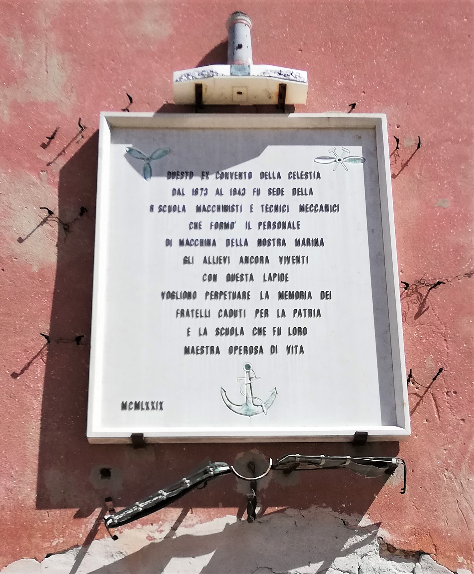 lapide commemorativa - ambito veneto (XX)