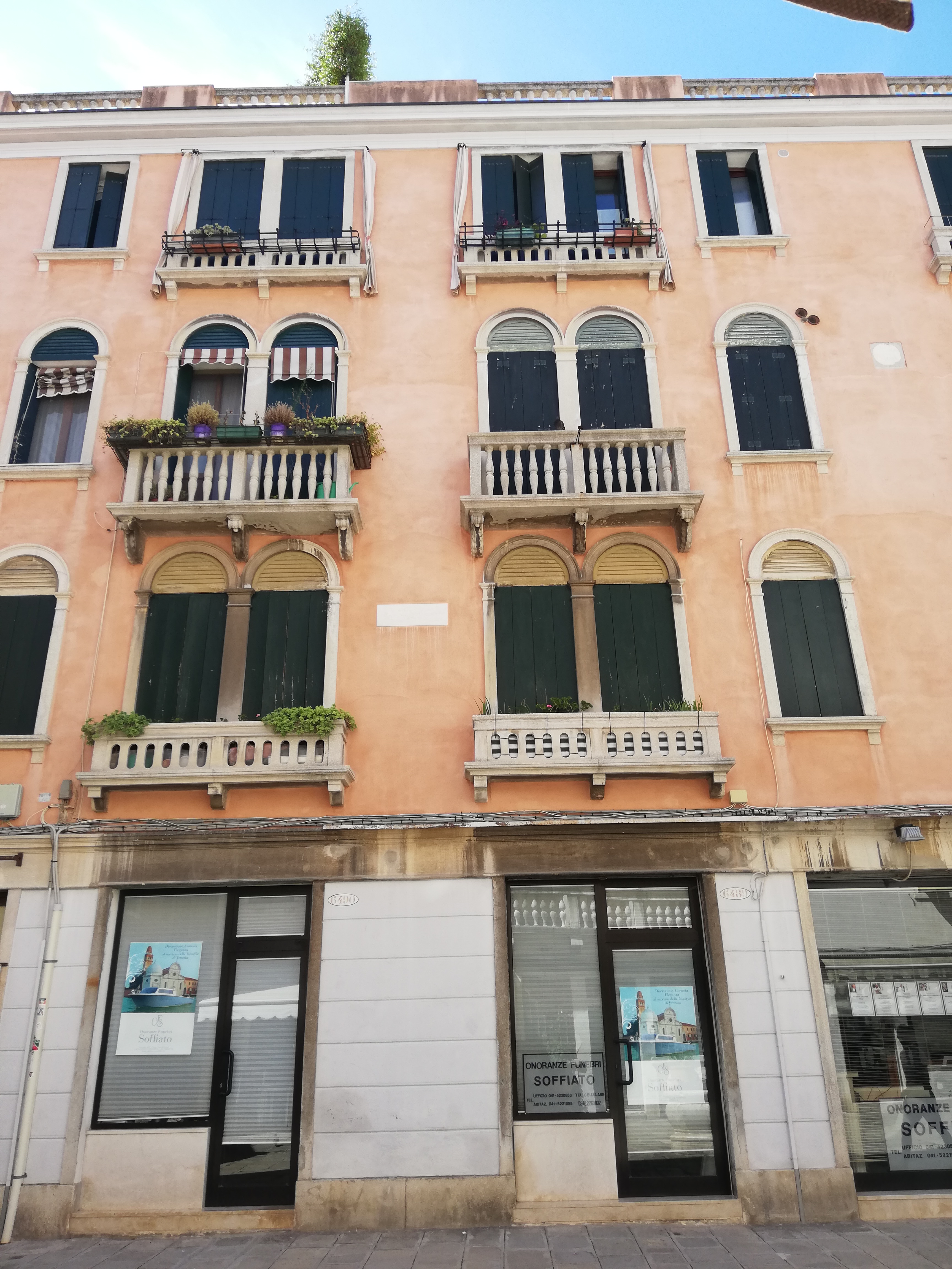 lapide commemorativa - ambito veneziano (XX)