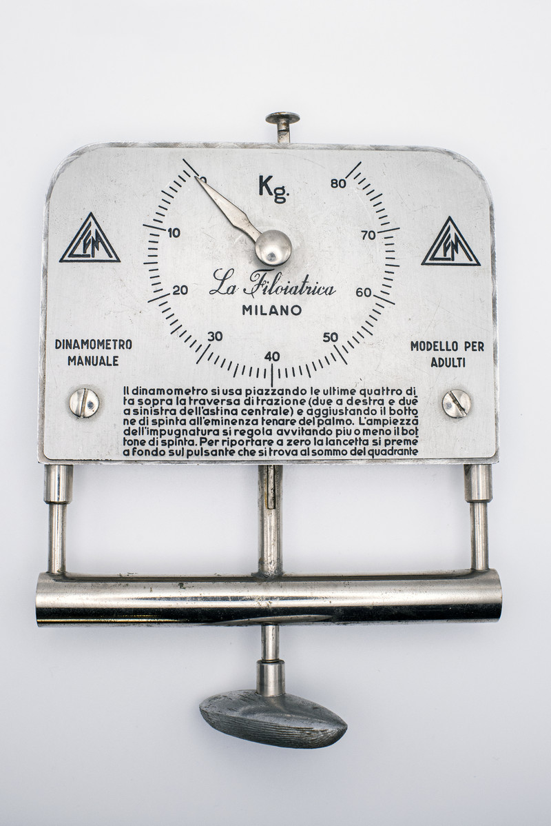 dinamometro, inglese a molla (prima metà sec. XX)
