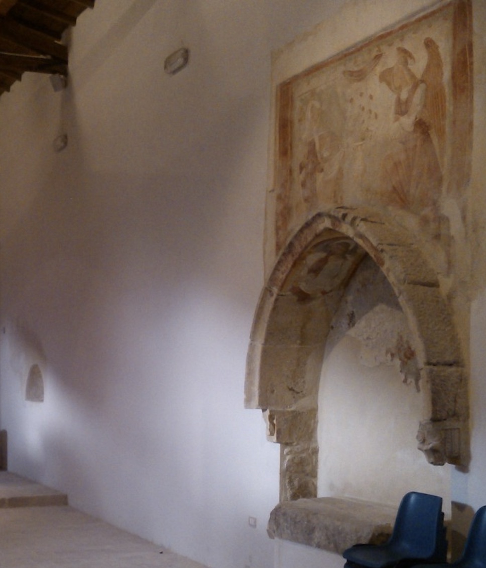 altare, altare (altare - a edicola, complesso decorativo) - ambito abruzzese (metà XV)