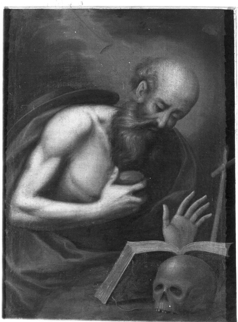 San Girolamo penitente (dipinto, opera isolata) - ambito italiano (inizio sec. XVII)