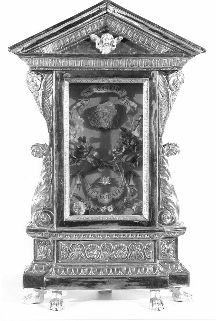 reliquiario - a tabella, serie - bottega lombarda (prima metà sec. XIX)