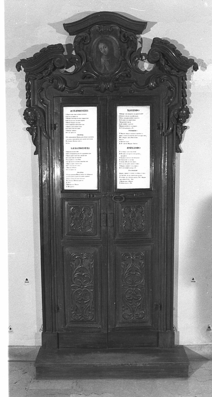 porta - a due battenti, opera isolata - bottega lombarda (sec. XVIII)