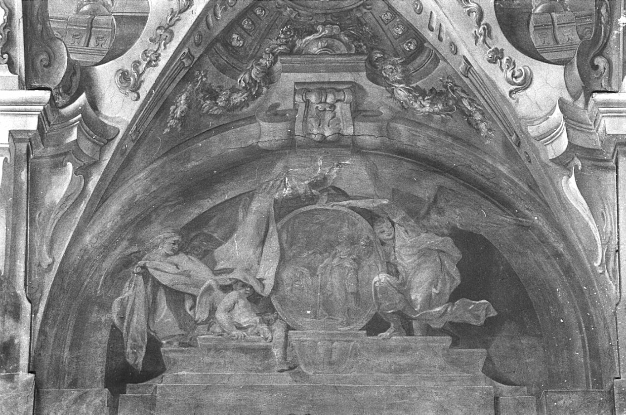 angeli/ Giuditta con la testa di Oloferne (dipinto, elemento d'insieme) di Porta Andrea (sec. XVIII)