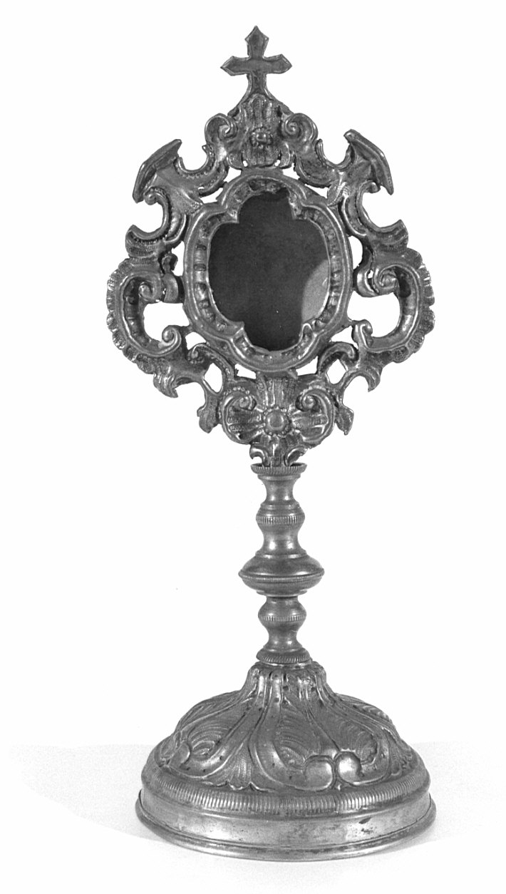 reliquiario - a ostensorio, opera isolata - bottega lombarda (sec. XVIII)