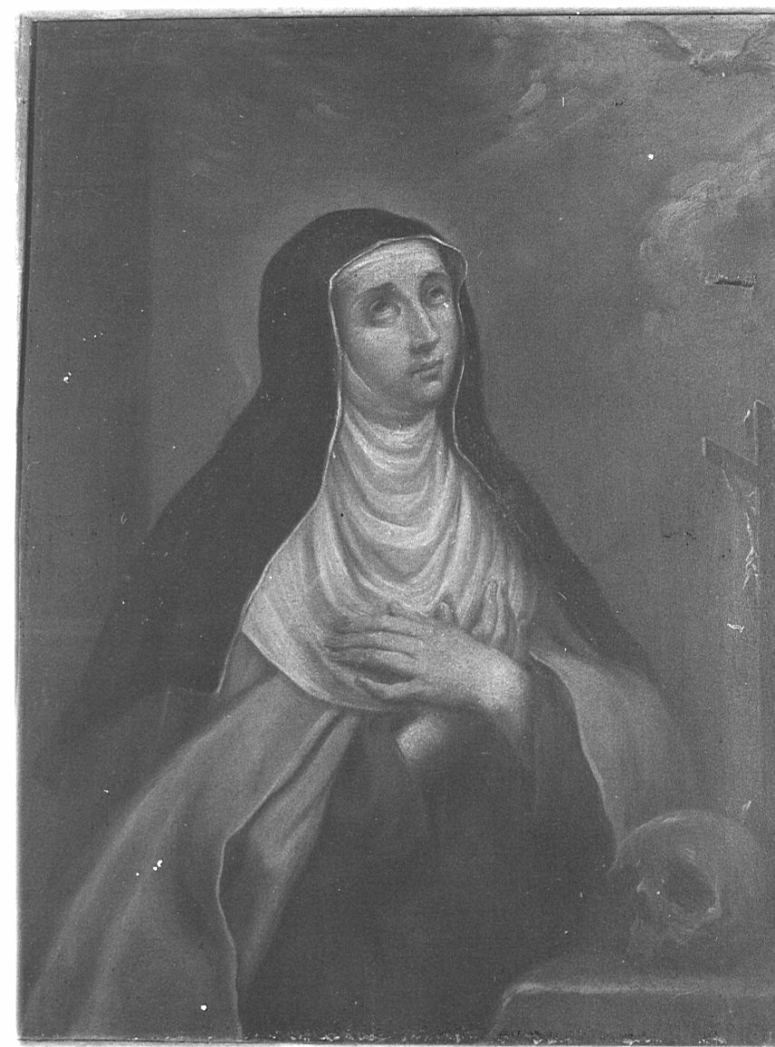 Santa penitente (dipinto, opera isolata) - ambito italiano (sec. XVII)