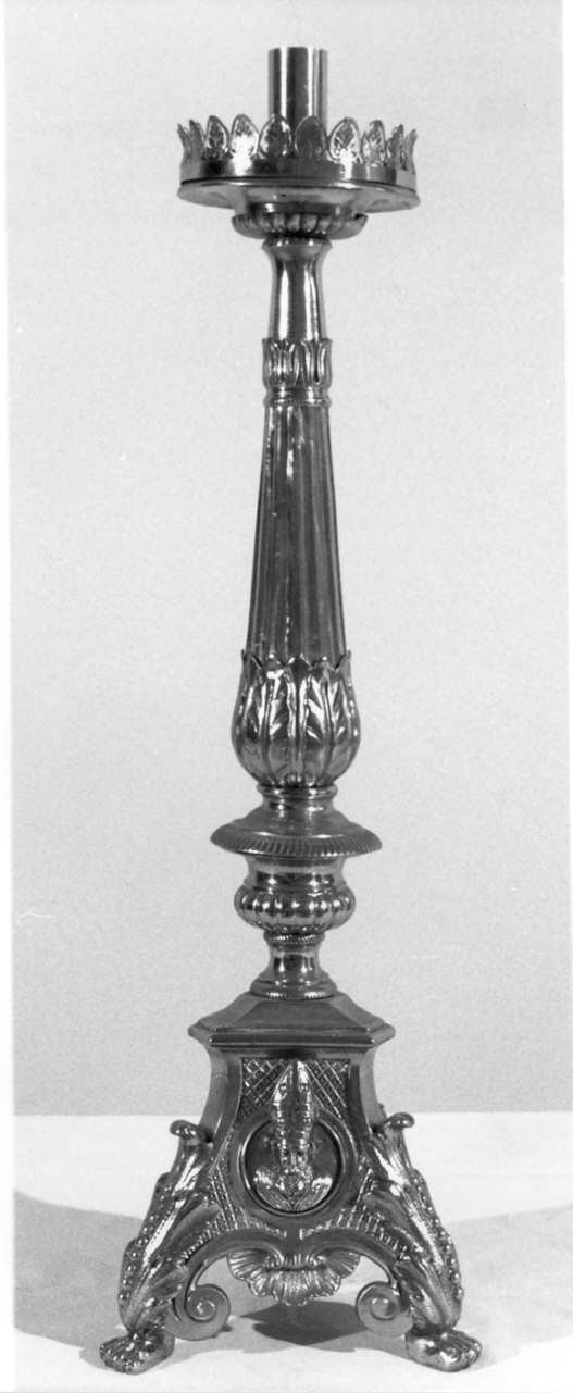 candeliere, serie - bottega lombarda (sec. XIX)