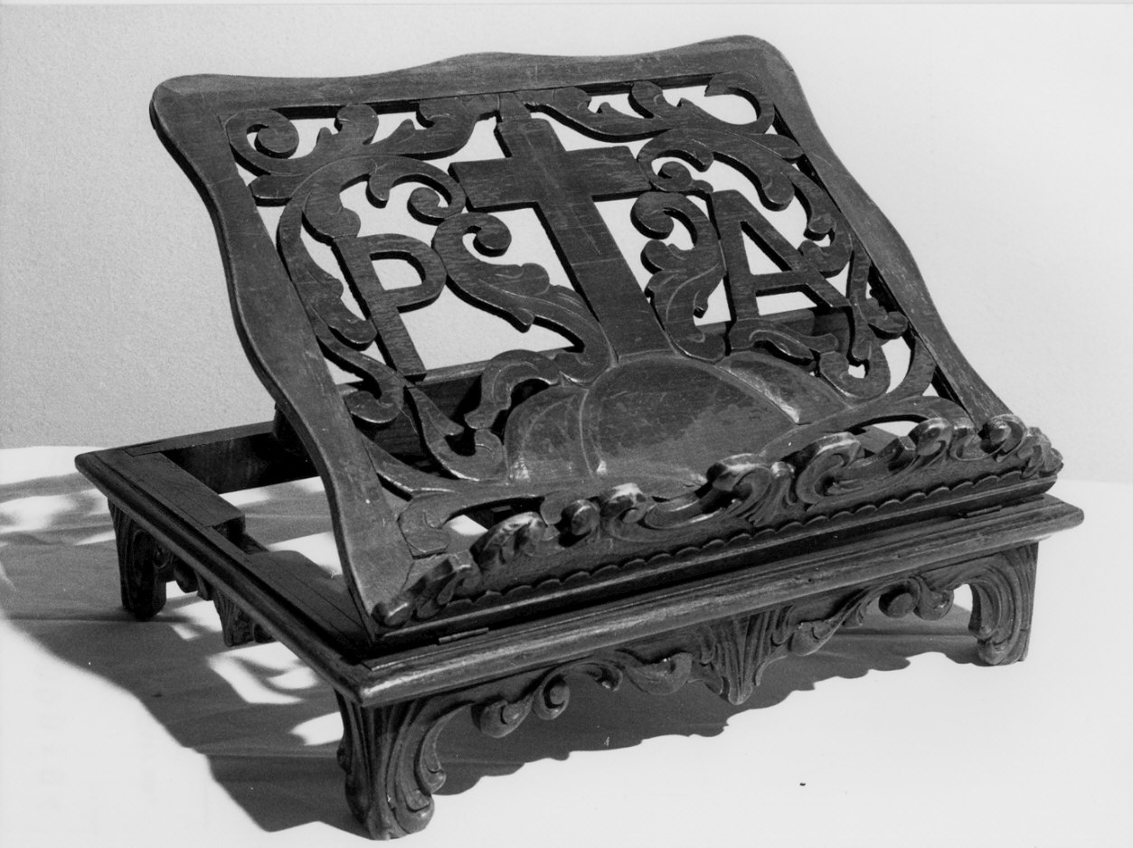 leggio d'altare, opera isolata - bottega lombarda (fine/ inizio secc. XVII/ XVIII)