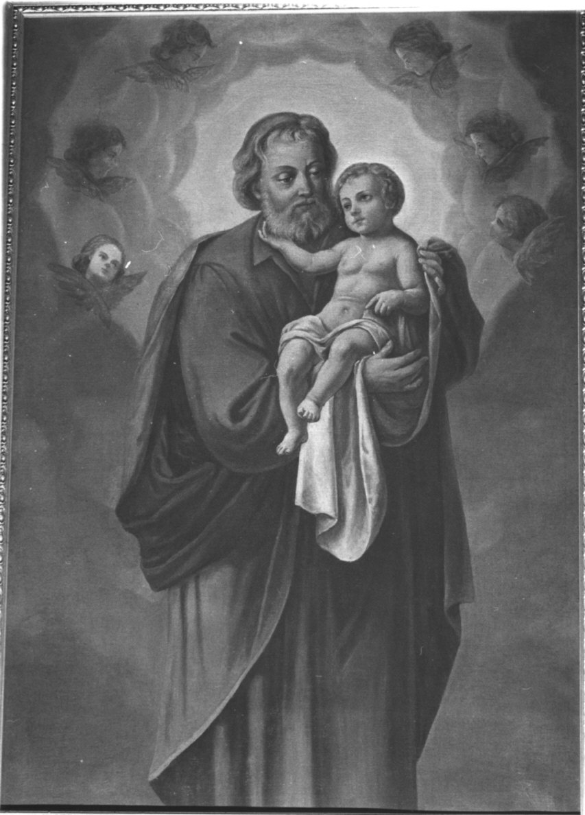 San Giuseppe e Gesù Bambino (dipinto, opera isolata) - ambito italiano (prima metà sec. XX)