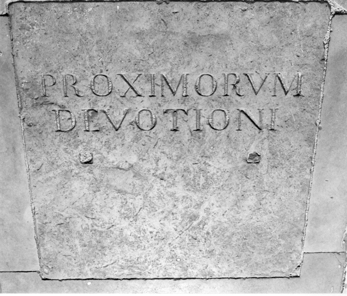 lapide, opera isolata - bottega lombarda (sec. XVIII)