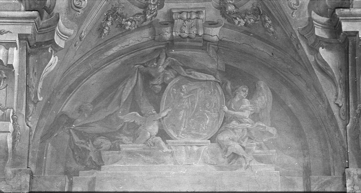 angeli/ trionfo di Giuditta (dipinto, elemento d'insieme) di Porta Andrea (sec. XVIII)