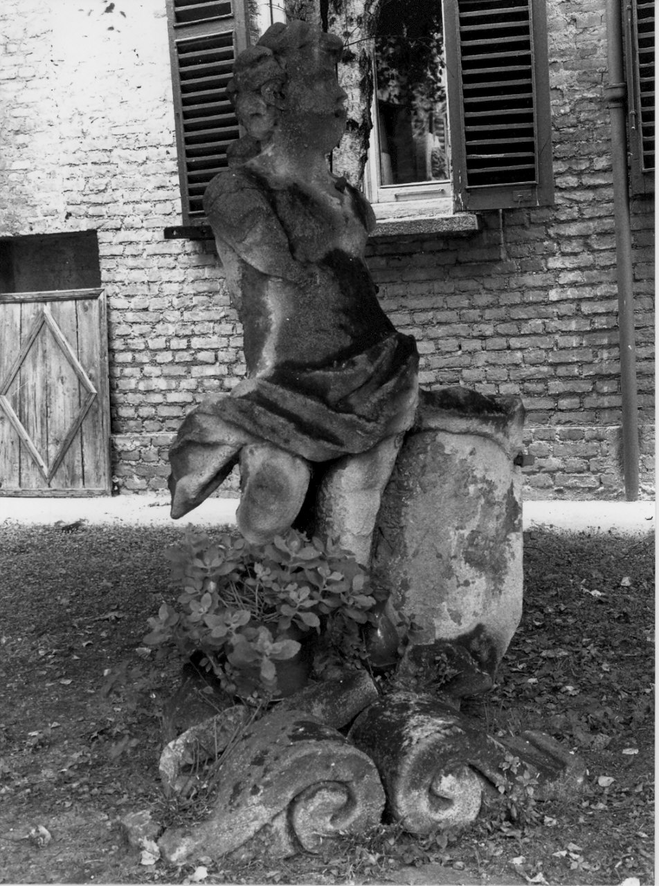 angelo (statua) di Brunetti Giovanni Battista (attribuito) (sec. XVIII)