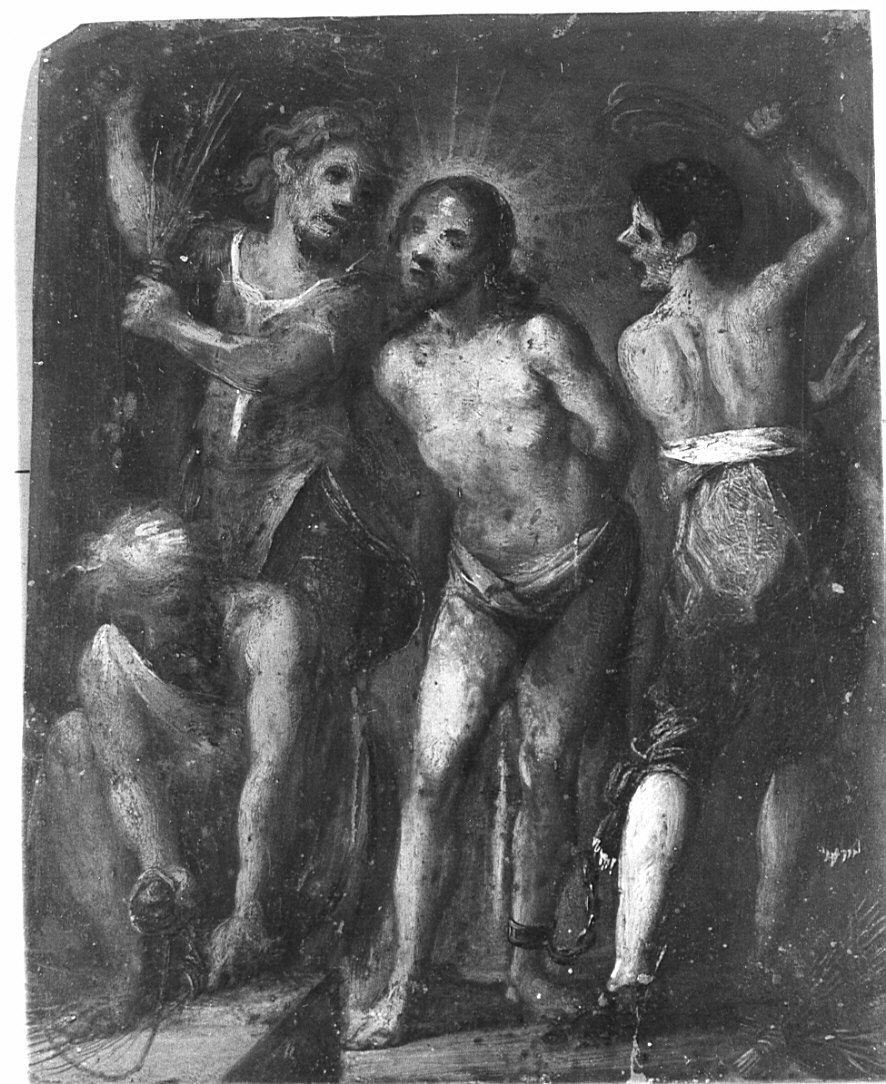 Cristo alla colonna (dipinto, opera isolata) - ambito lombardo (sec. XVII)