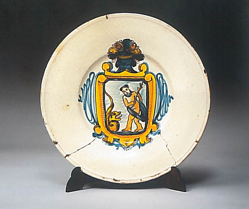 piatto, araldico (metà XVIII)