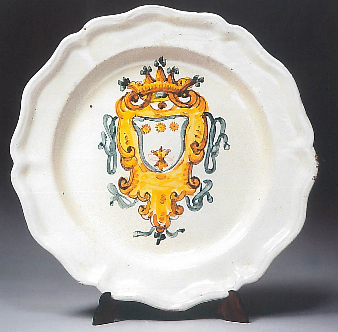 piatto, araldico (fine XVIII)