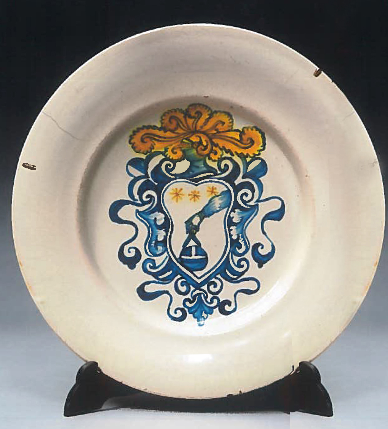piatto, araldico (prima metà XVIII)