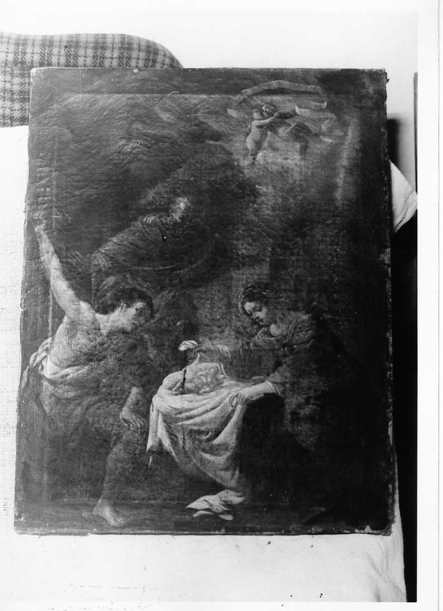 natività di Gesù (dipinto, opera isolata) - ambito umbro (sec. XVIII)