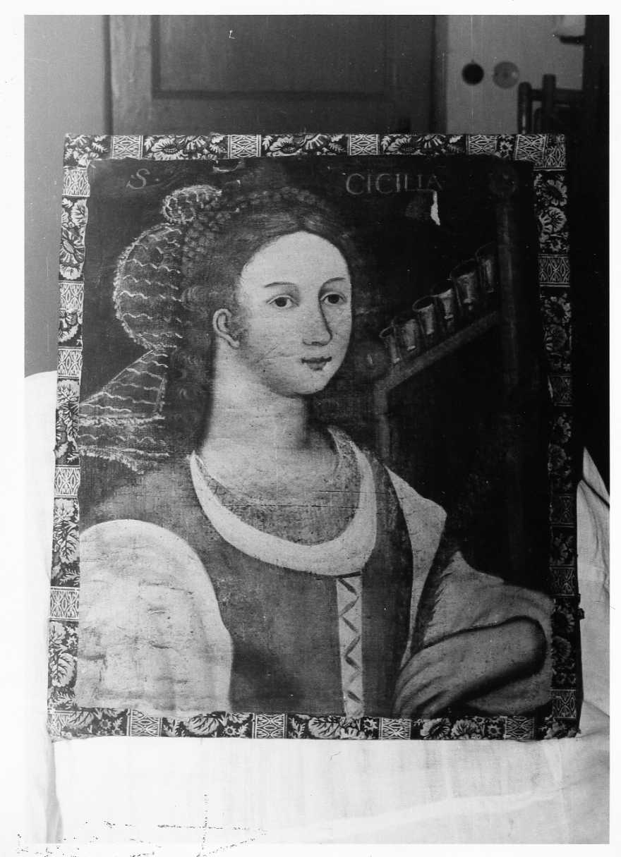 Santa Cecilia (dipinto, opera isolata) - ambito umbro (sec. XV)