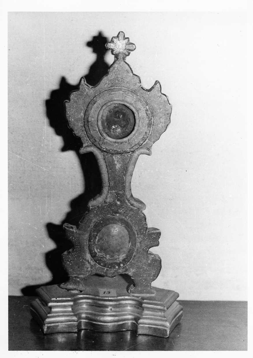 reliquiario-ostensorio, opera isolata - bottega umbra (sec. XVII)