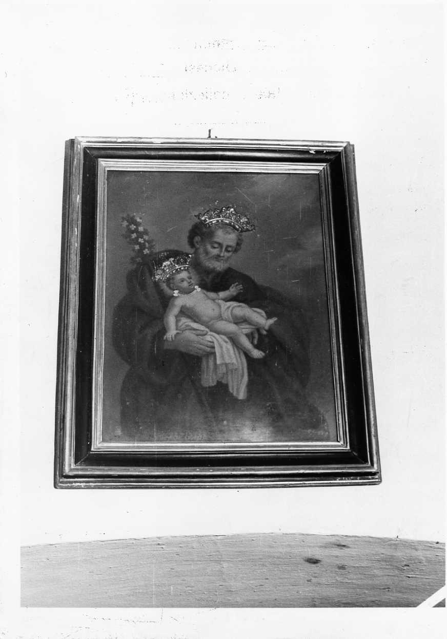 San Giuseppe e Gesù Bambino (dipinto, opera isolata) - ambito umbro (sec. XVIII)