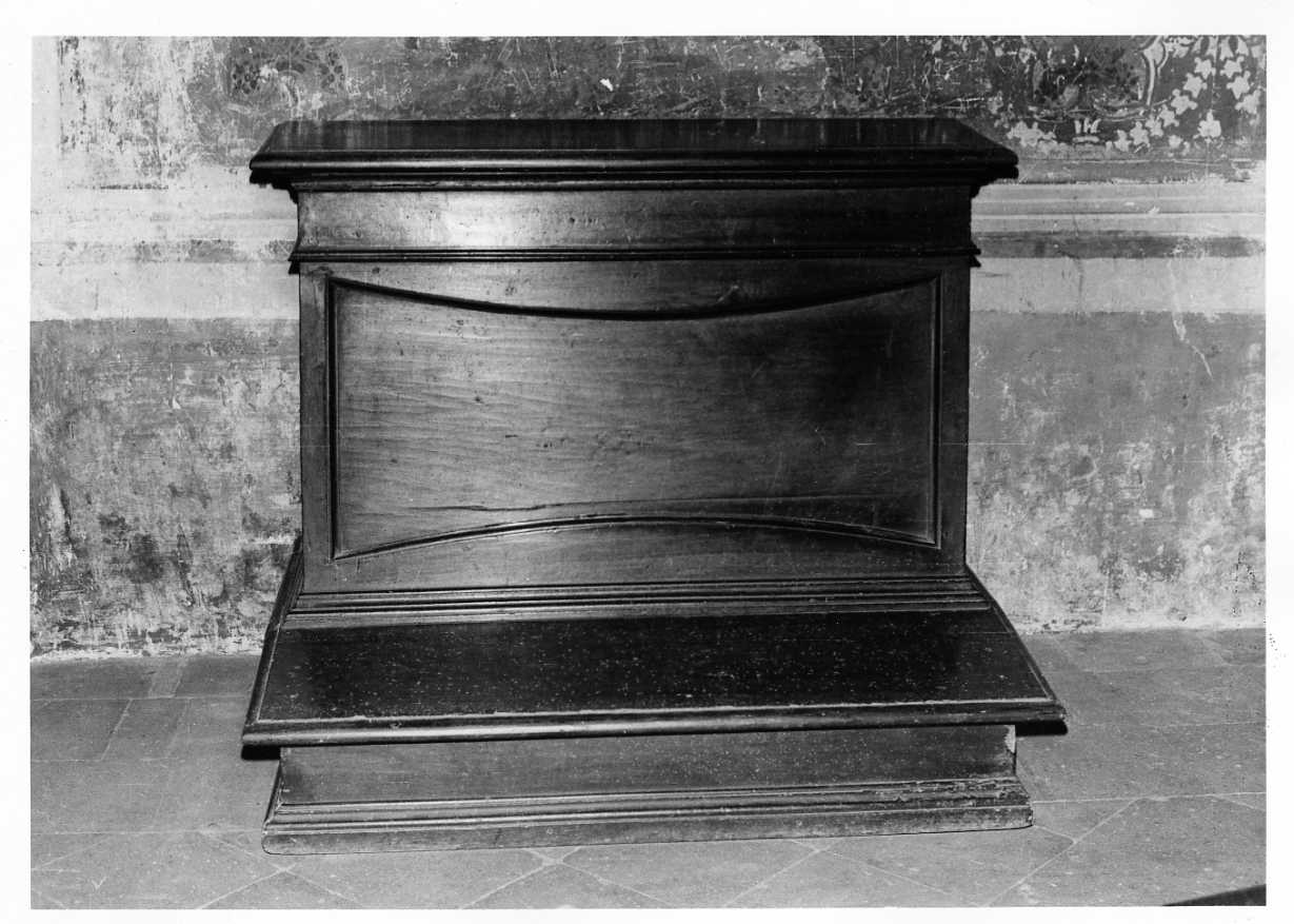 inginocchiatoio, opera isolata - bottega umbra (sec. XVI)
