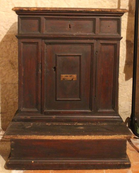 inginocchiatoio, opera isolata - bottega Italia centrale (sec. XVII)